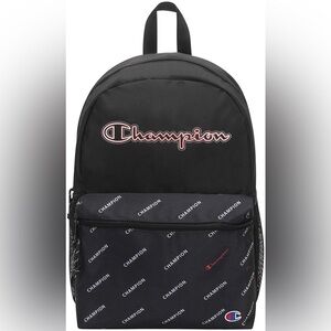 NEW Champion Youthquake Backpack, Black/Red